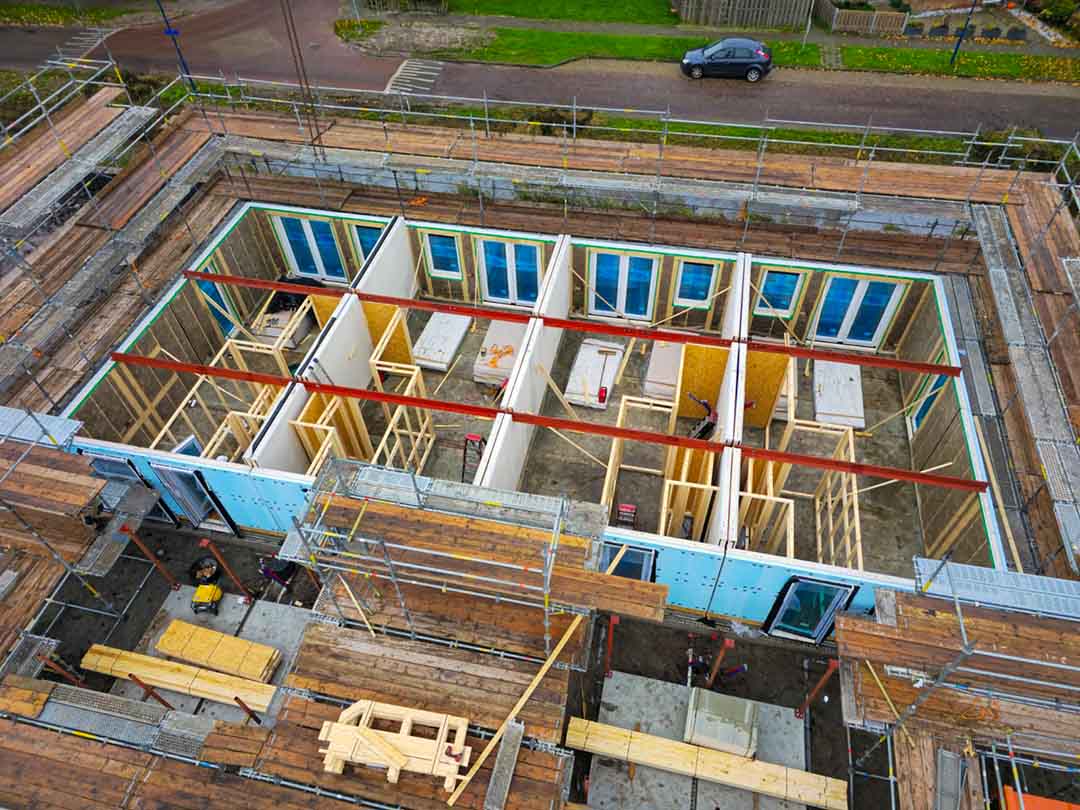 Start bouw van Plan Koepoort Stavoren STEK Vastgoed Bovenaf