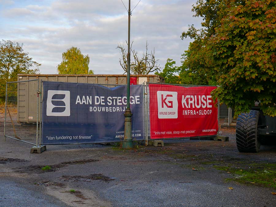 Bouwdoeken Aan de Stegge en Kruse Bouwgroep Euro camping Siemerink Oldenzaal